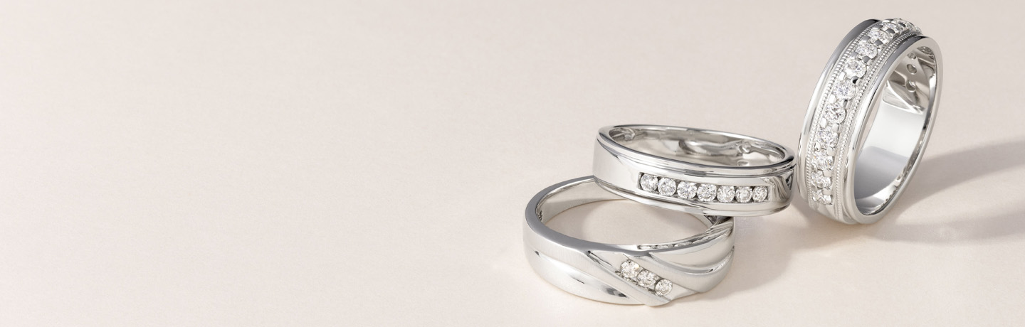 White Gold Wedding Bands