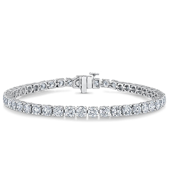 ECONIC 8ctw Round Lab-Grown Diamond Tennis Bracelet