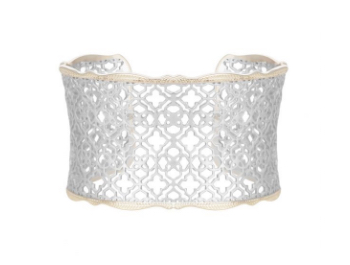 Kendra Scott Candice Cuff Bracelet in Silver Tone