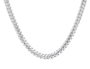 Sterling Silver Cuban Link Chain Necklace